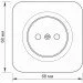 VIDEX BINERA IP20  1  (VF-BNS21-W)