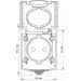  VIDEX BINERA IP65  1  (VF-BNW21-G)