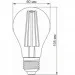  Videx Filament A60FF 08W E27 1200K (VL-A60FF-08271)