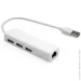 USB- Vinga 3xUSB2.0 + RJ45 100Mbps (VCP2H3USB2LANWH)