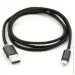  Vinga USB 2.0 AM to Lightning 1, Black (VCPDCLLED1BK)
