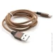  Vinga USB 2.0 AM to Type-C 1, Brown (VCPDCTCNB21BR)