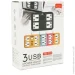 Voltronic   -15, 4  + 3 USB, 2 ,  30, 75, 2500W, Black, Box
