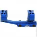  Warne  Skeleton Mount Gen2 30  Weaver Offset blue (XSKEL30BU)