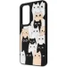  WAVE Doodle Case Xiaomi Redmi Note 10 Pro cats (645650808)