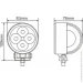   Winso Pro EPISTAR  10-30V, 12W (4x3W), 1 780120