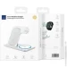    WiWU Wi-W020 Foldable Magnetic Station Wireless Charger 3in1 15W White (6976195093537)