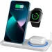    WiWU Wi-W020 Foldable Magnetic Station Wireless Charger 3in1 15W White (6976195093537)