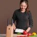    Hou Hou Fire Kitchen Steel Knife Set 6 . (HU0057)