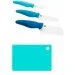    Hou Hou Ceramic Knife + Chopping Board Set 4 . (HU0020)