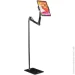XO C137 Metal Floor Stand 135CM Ph./Tab. Bracket (Black) (C137_Black)