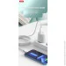 2  1 XO NBQ236B Braided Type-C to Type-C - 60W - 1m (White) (NBQ236B_White)