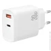 XO    QC16 PD30W/QC18W (1USB-C+ 1USB-A) fast charging (XO-QC16)