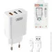 XO    QC 3.0 L72 30W (18W/1USB +  2.4A/2 USB) +   Lightning White (XO-L72i-WH)