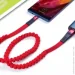 XO  Type-C NB127 Spring 2.1A/1.2m Red (NB127-M-RD)