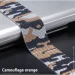  XOKO Milanese  Apple Watch 42/44/45/49 Khaki Orange (XK-MTL-44KHOR)
