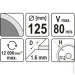 ³  Yato    125x1,6x22,2 YT-59972