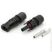 YRO  MC4 DC 1000V, 30A, -  ,   1.5-4mm2,   4-6mm,  UL94-VO, IP67, Q2000 Black