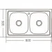   Zerix Z8050D-08-180E Satin Zm0569