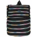   Zipit Zipper Black&Rainbow Teeth (ZBPL-10)