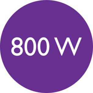 Потужність 800 Вт для ідеального укладання