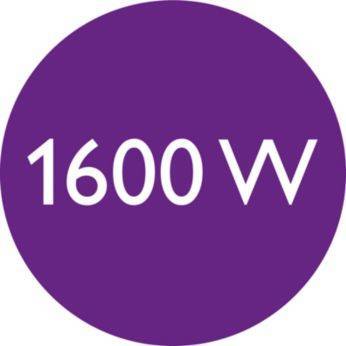 потужність 1600 Вт для дбайливого сушіння