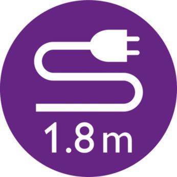 Шнур 1,8 м для максимальної зручності