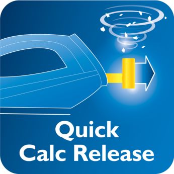 Система швидкого очищення від накипу Quick Calc Release для збереження більш тривалої подачі пари
