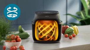 Технологія RapidAir Plus для швидкого та рівномірного приготування