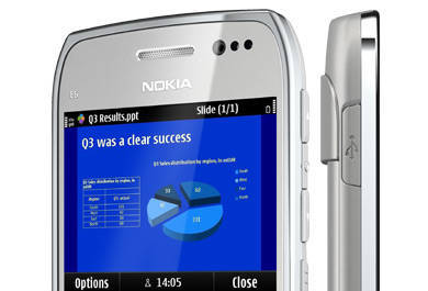 Смартфон Nokia E6 з  Додатками Microsoft для мобільних телефонів