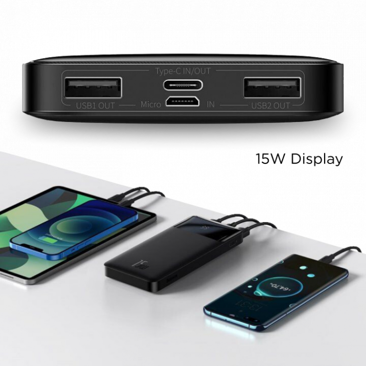  4 Baseus 20000mAh 15W Display