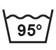 Ручне чи машинне прання при температурі не вище 95° Ручне чи машинне прання при температурі не вище 95°