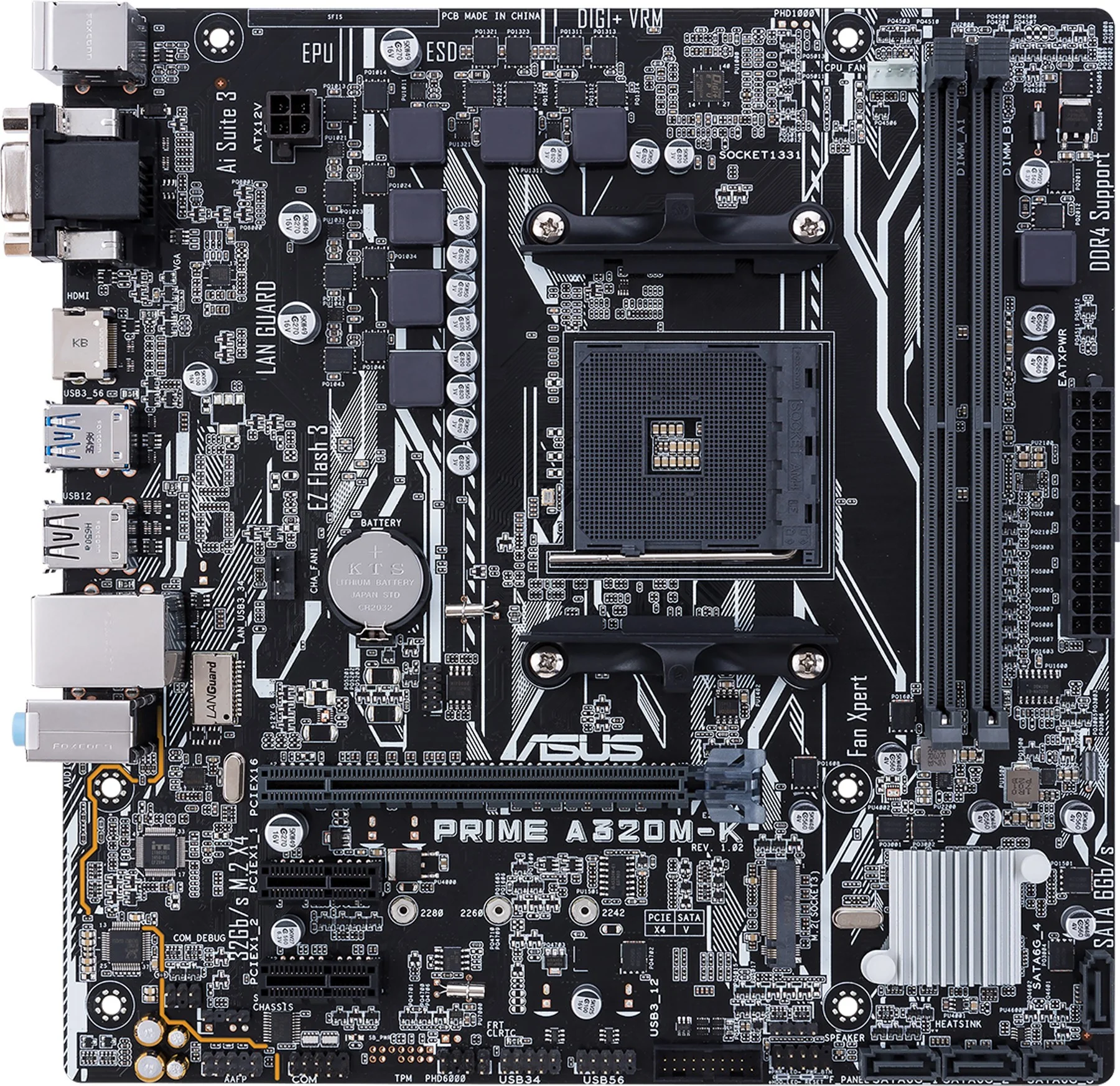 Материнская плата ASUS PRIME A320MK купить Материнские платы ASUS