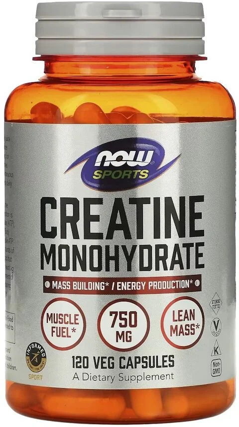 Креатин NOW Creatine Monohydrate, 120 вегакапсул - купить Креатин NOW ...