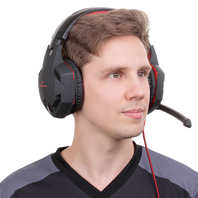 Real-El GDX-8000 Vibration Surround 7.1 BackLit Black/Red