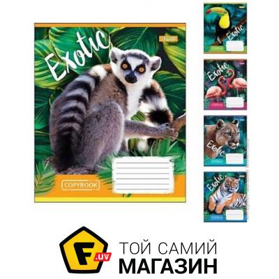 

1 Вересня Тетрадь А5 12 листов в линию "EXOTIC ANIMAL" 25шт в упак (764473)