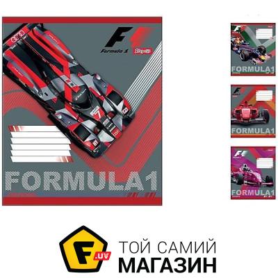 

1 Вересня Тетрадь ученическая А5 18л в клетку "FORMULA1" 25 шт.в уп. (764520)