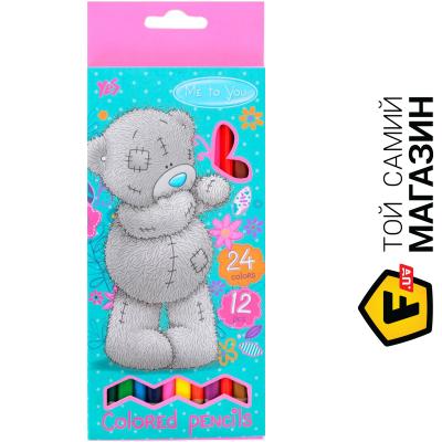 

1 Вересня Карандаши цветные Me-to-you 12шт./24 цвета