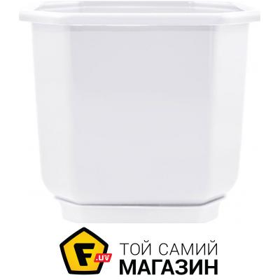 

Алеана Горшок пластиковый Дама квадратный 11 л белый (112023)