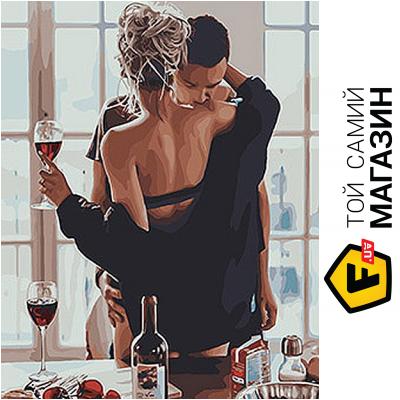 

Идейка Картина по номерам. Люди "Страстное утро" 40*50см KHO4573