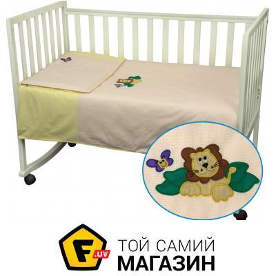 

Комплект постельного белья Руно Львенок 942АУ розовый, детский