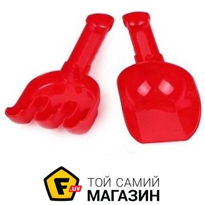 

Технок Лопатка и грабельки малые, красный (2865)