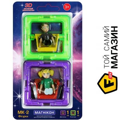 

Конструктор Магникон Магнитный конструктор Магникон МК-2-ДМ / Магнікон фигурки 2 детали (MK-2-ДМ)