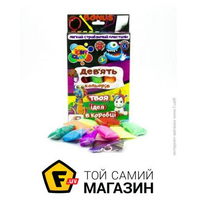 

Окто Набор легкого прыгающего пластилина 9 цветов неоновые (70045)