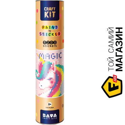 

Умняшка Набор наклеек Картина по номерам со стикерами "Единорог" 1784