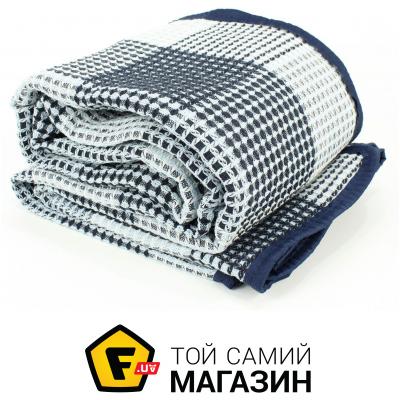 

Еней-Плюс Покрывало хлопковое 0003 (140х200), цвет: синий, голубой, белый