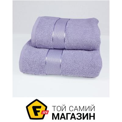 

Полотенце Еней-Плюс Набор махровых полотенец БС0012 40х70, 50х90, 70х140, цвет: сиреневый