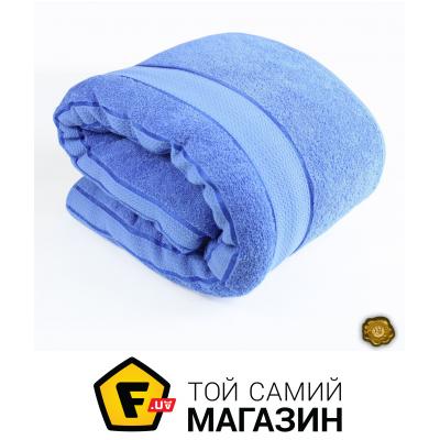 

Еней-Плюс Махровое покрывало М0013 (150x200), цвет: синий