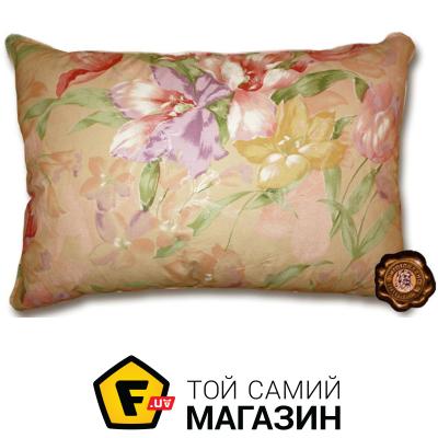 

Подушка Еней-Плюс Пуховая подушка 70х70 (пух 30%), цвет: бежевый, коричневый, белый, красный, зеленый