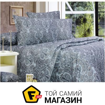 

Еней-Плюс Наволочка C0178 (60х60), цвет: серый, черный